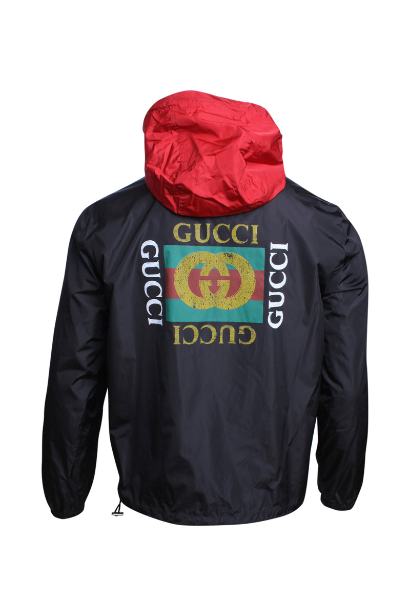 Gucci windbreaker logo jacket Clearance