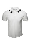 Givenchy 74 Stars Polo White/Black - M