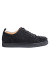 Christian Louboutin Louis Junior Spikes Black Suede - EU 40