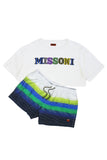 Missoni Swimshorts x T-shirt Combo - XL