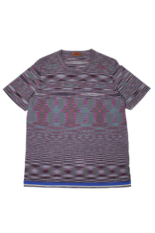 Missoni Stripe Knit T Shirt - L