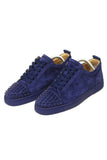 Christian Louboutin Suede Louis Junior Spikes navy - EU 41.5