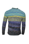 Missoni Stripe Long Sleeve Polo - M