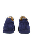 Christian Louboutin Suede Louis Junior Spikes navy - EU 41.5