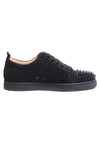 Christian Louboutin Louis Junior Spikes Black Suede - EU 40