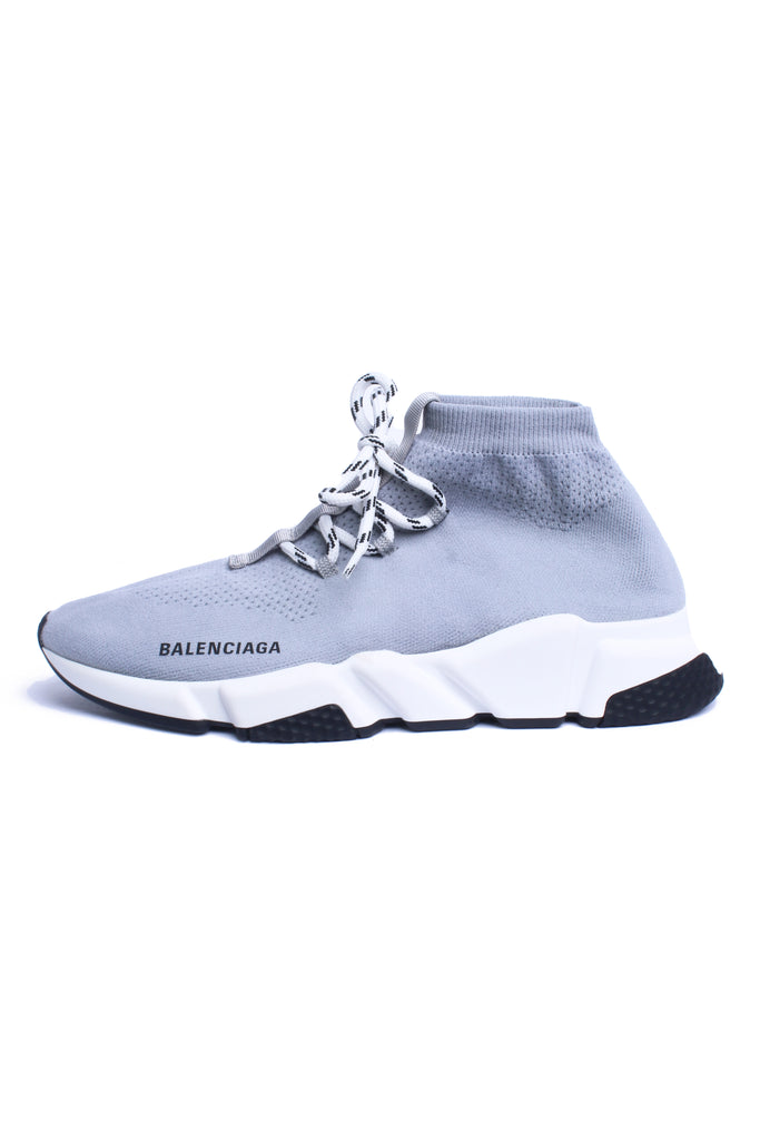 Balenciaga Speed Lace Grey Sneakers - EU 41 – Malebox Menswear