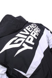 Givenchy Extreme Logo Hooded Windbreaker Black Jacket - M