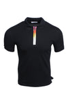 Givenchy Tape Placket Polo Black - M (slim fit)