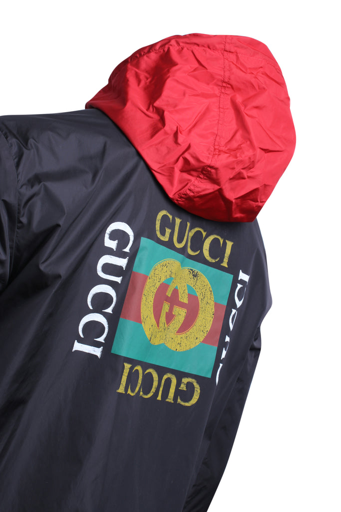 Gucci hot sale logo jacket