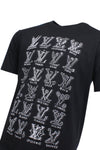 Louis Vuitton Cartoons Jacquard Black T-Shirt