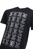 Louis Vuitton Cartoons Jacquard T Shirt Black - L