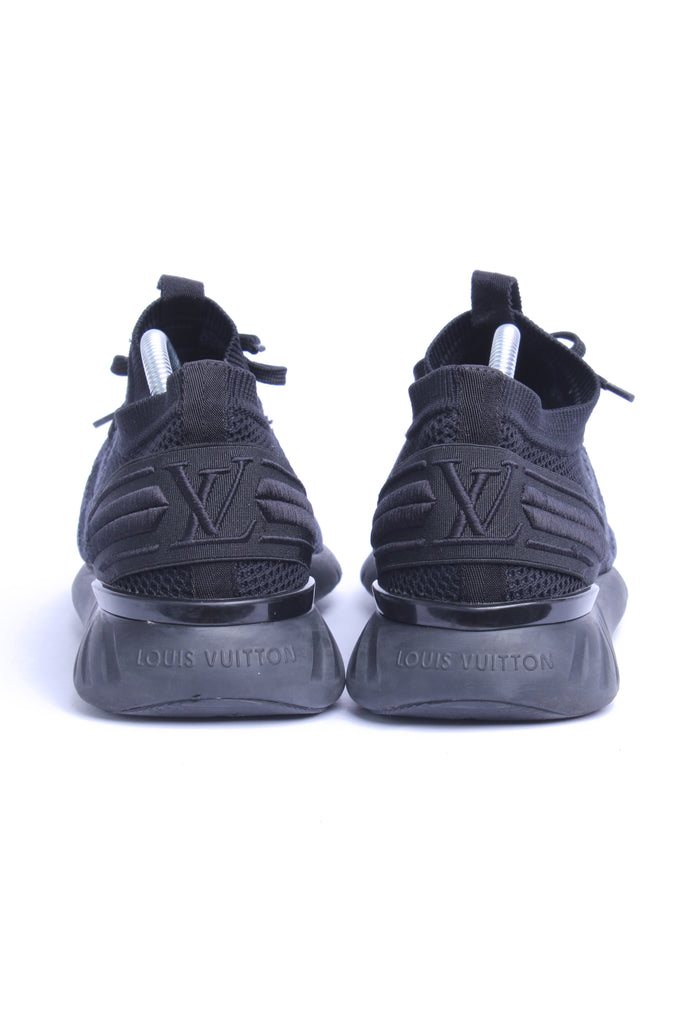 Fastlane cloth low trainers Louis Vuitton Black size 5 UK in Cloth -  15913250
