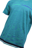 Missoni Stripe Knit T Shirt Brand New Green/Blue - L