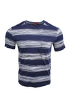 Missoni Stripe Cotton T Shirt Navy - M