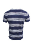 Missoni Stripe Cotton T Shirt Navy - M