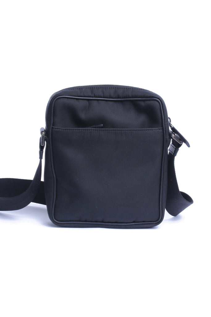 Authentic Black Mens/Unisex Nylon PRADA Messenger Bag