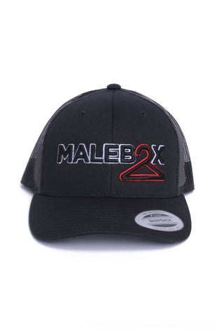 Malebox Embroidered Cap OG Black/White/Red